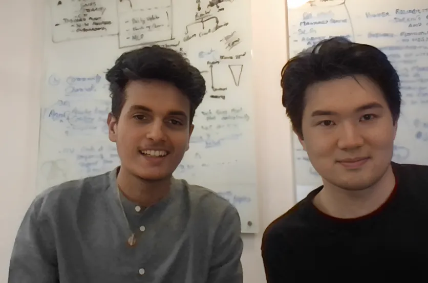 Om Labs founders Krish and Keon